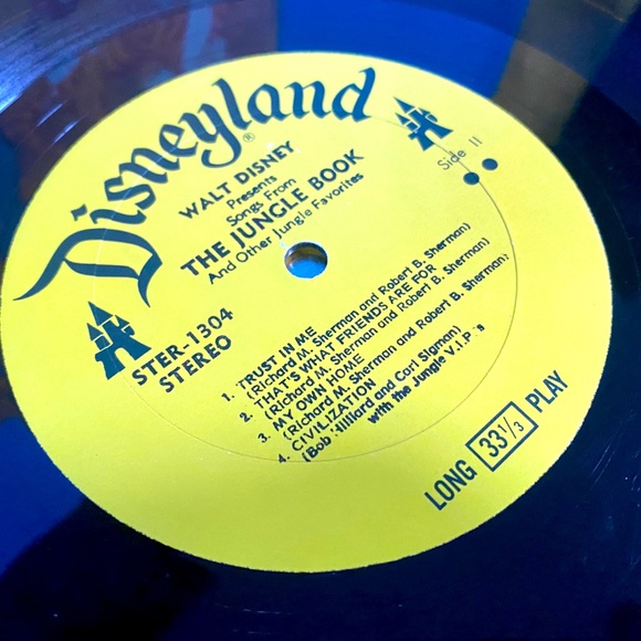 WALT DISNEY PRESENTS SONGS FROM THE JUNGLE BOOK DISNEYLAND VINYL RECORD 1967 - Picture 13 of 16